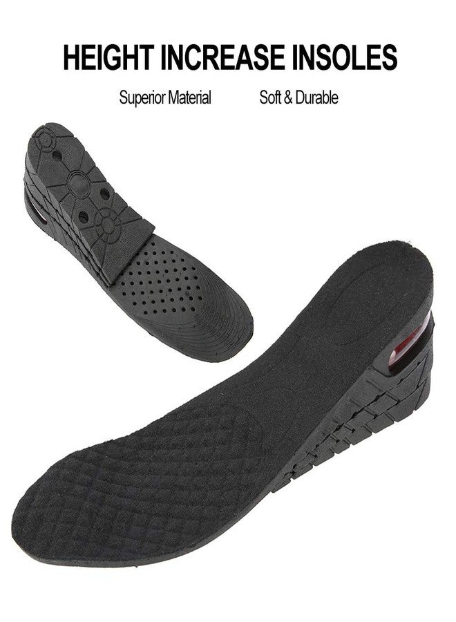 TMISHION Increase Insoles, Height Adjustable 4 Layer Increase Insoles Unisex PU Height of Heel Highest Insoles(03# 3 Layers) - Image 3